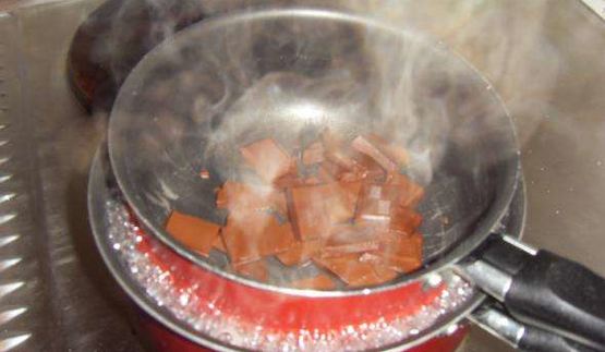 шоколадный мусс с бисквитом