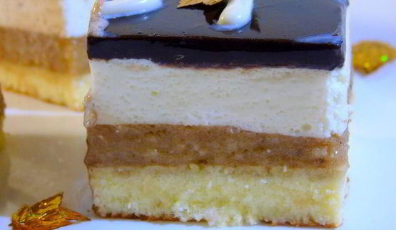 сливочно-банановый торт-мусс