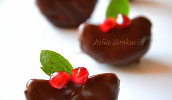 тирамису с мандариново-сливочным муссом и шоколадом