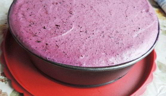 торт-мусс черничный каприз