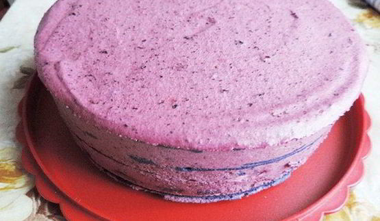 торт-мусс черничный каприз