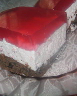 Торт-мусс из красной смородины