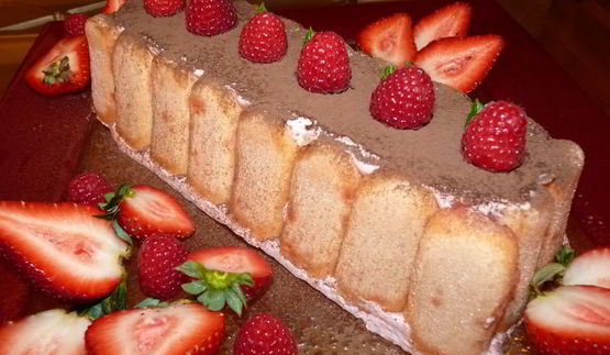 торт-мусс из ягод