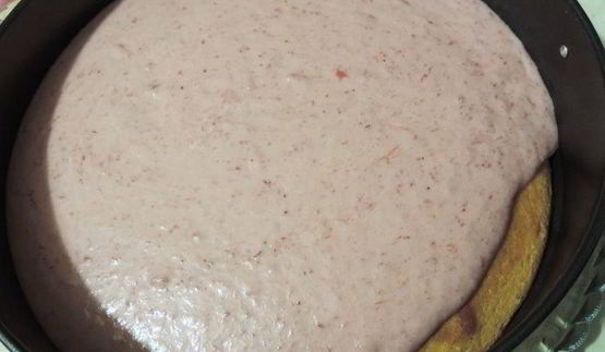 торт-мусс клубника в шоколаде