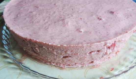 торт-мусс клубника в шоколаде