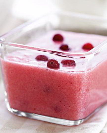 Рецепт традиционного финского мусса с брусникой