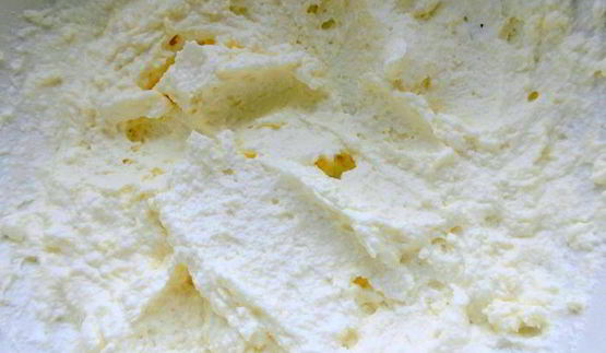 творожный мусс с черешней