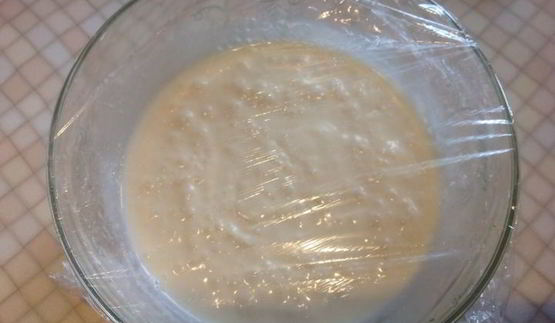 творожный мусс с персиками и киви