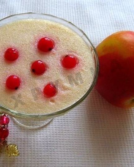 Рецепт яблочного мусса на манной крупе
