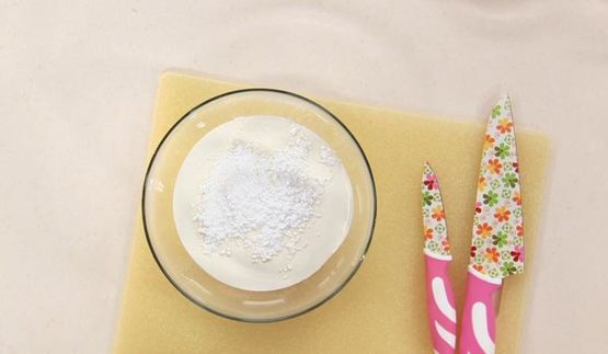 панна-котта с манго фламбе