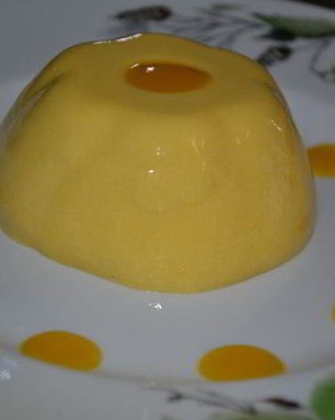 Панна котта с манговым пюре