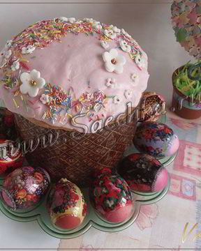 Кулич на сметане