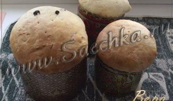 кулич на сметане