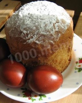 Кулич со сметаной пасхальный