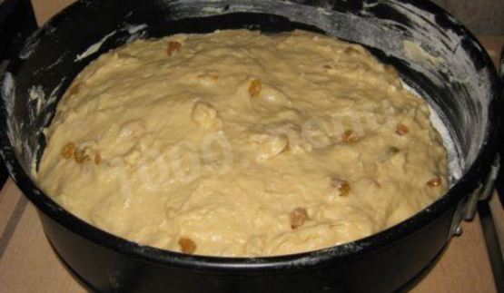 кулич со сметаной пасхальный