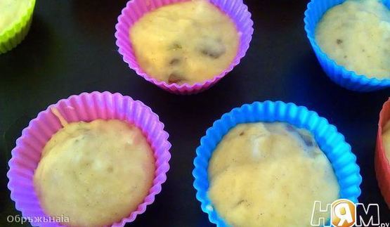 куличики малышки с грушей и шоколадом