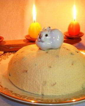 Пасха из ряженки