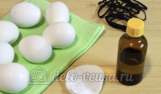 пасхальные яйца с листочками