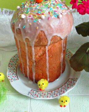 Ромовый кулич