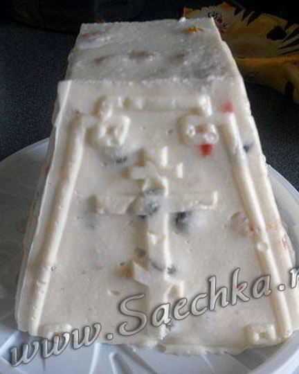 Рецепт сливочной пасхи