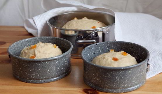 сливочный кулич с апельсиновыми цукатами