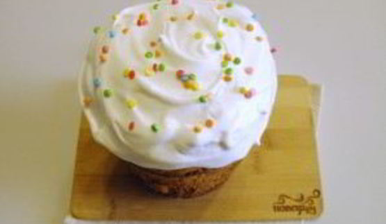 творожный кулич на пасху