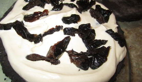 пироженое шоколадный чернослив