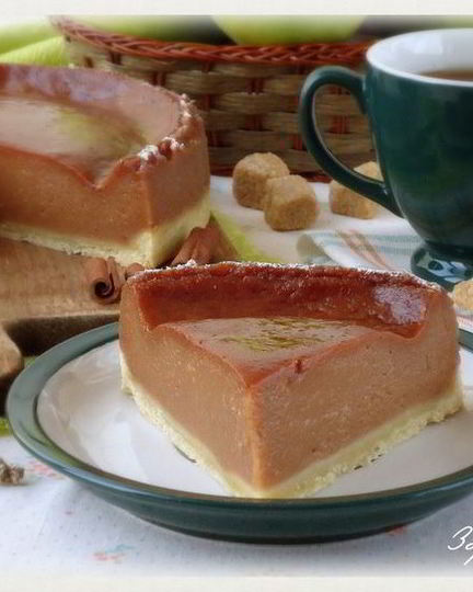 Рецепт пудинга с яблоками тоффи