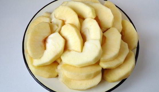 пудинг с яблоками тоффи