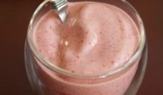 клубничный щербет