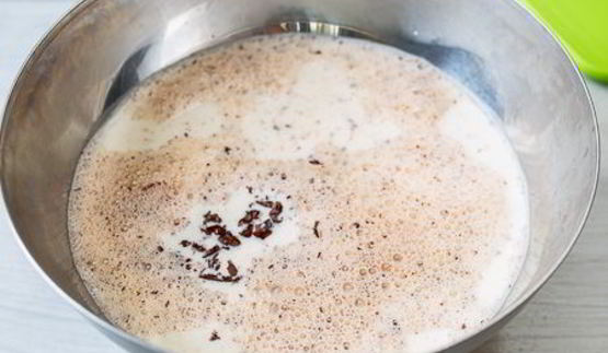 шоколадно-молочное желе