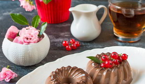 шоколадно-молочное желе