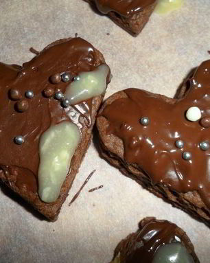 Шоколадные сердечки