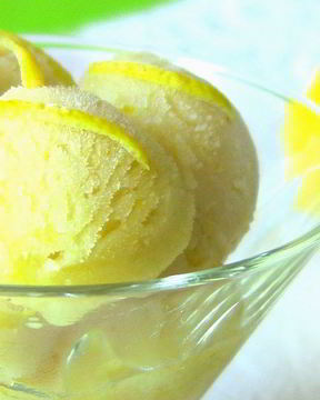Сорбет из лимона