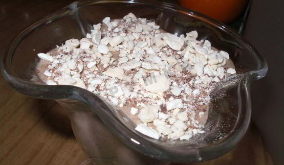 десерт шоколадный крем суфле