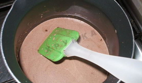 десерт шоколадный крем суфле