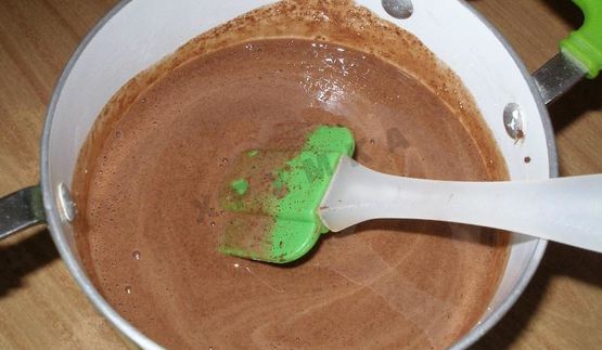 десерт шоколадный крем суфле