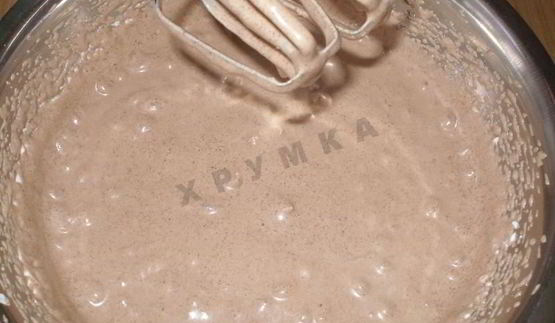 десерт шоколадный крем суфле