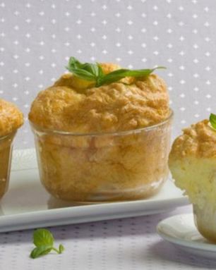 Дважды запеченное суфле с козьим сыром