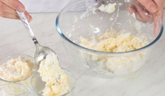 дважды запеченное суфле с козьим сыром