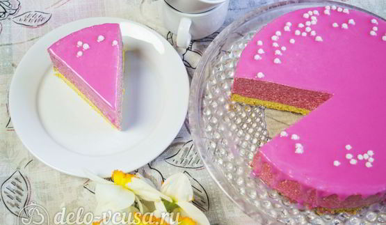 клубничный торт-суфле