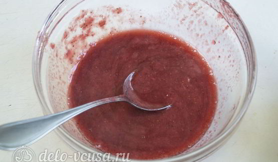 клубничный торт-суфле