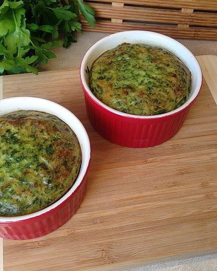 Рецепт морковна-шпинатного суфле