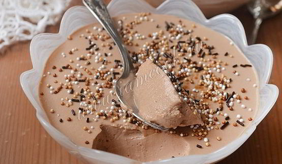 шоколадно-кофейное суфле