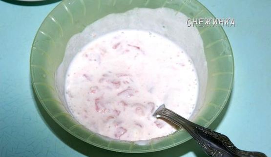 сочное куриное филе под рисово-морковным суфле