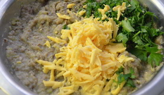 суфле из кабачков и белых грибов