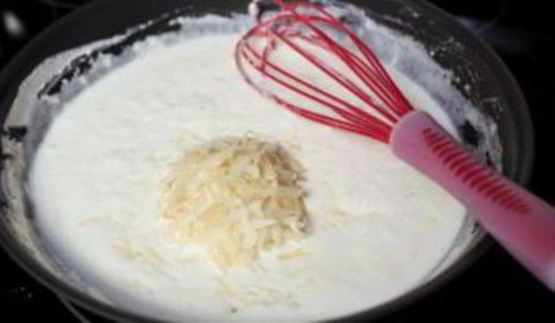 суфле из кабачков под грибным соусом