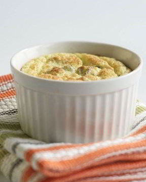 Суфле из кабачков с творогом рикотта