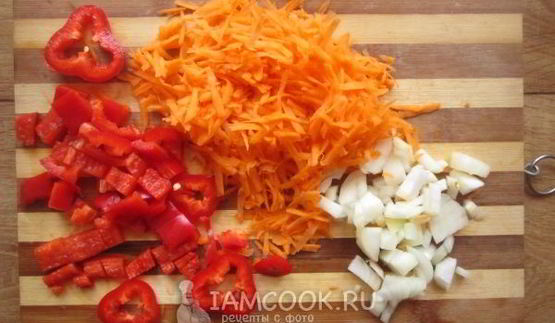 суфле из куриной печени с овощами