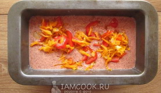 суфле из куриной печени с овощами